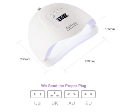54W SUN Plus LED Lamp Nail Dryer LED 36 LEDs UV Ice Lamp Dryer